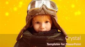  Presentation with cute stars - Beautiful presentation design featuring portrait-of-a-cute backdrop and a wine colored foreground