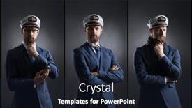  Presentation with navigation - Slides with portrait-of-a-handsome-sailor background and a wine colored foreground