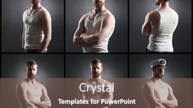  Presentation with navigation - Slides featuring portrait-of-a-handsome-sailor background and a violet colored foreground