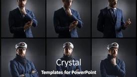  Presentation with navigation - Presentation theme featuring portrait-of-a-handsome-sailor background and a wine colored foreground