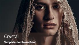  Presentation with pilgrim - Slide set with portrait-of-a-handsome-young background and a tawny brown colored foreground