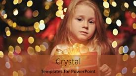  Presentation with sparkle - Cool new slides with portrait-of-a-happy backdrop and a red colored foreground