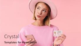  Presentation with online shopping - Audience pleasing PPT layouts consisting of portrait-of-a-lovely-pensive backdrop and a lemonade colored foreground