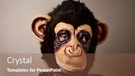  Presentation with processing - Amazing presentation design having portrait-of-a-man-wearing backdrop and a tawny brown colored foreground