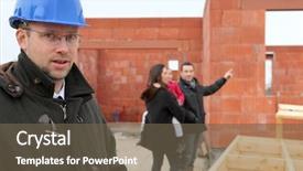  Presentation with safety construction - Presentation theme featuring corn flakes with fresh berries in dish breakfast concept isolated on white background background and a gold colored foreground