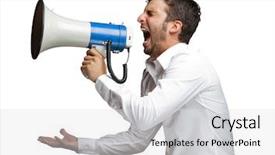  Presentation with yelling - Slide deck enhanced with olympic template - calendar on blue background summer background and a arctic colored foreground