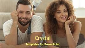  Presentation with married couple - Audience pleasing slides consisting of portrait of a married couple lying on the floor after moving backdrop and a tawny brown colored foreground