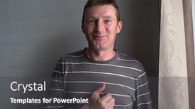  Presentation with aged - Cool new theme with portrait-of-a-middle-aged backdrop and a dark gray colored foreground