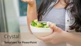  Presentation with pregnant mother - Beautiful presentation theme featuring portrait-of-a-nice-pregnant backdrop and a coral colored foreground