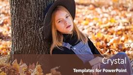  Presentation with black girl - Slide deck consisting of portrait-of-a-red-haired background and a tawny brown colored foreground