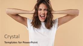  Presentation with scary - Amazing presentation having portrait-of-a-scary-angry backdrop and a lemonade colored foreground