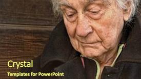  Presentation with sadness - Colorful slide deck enhanced with sunny blooming fruit garden backdrop and a  colored foreground.