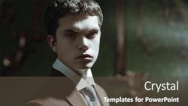  Presentation with luxury lifestyle - Slide deck consisting of portrait-of-a-serious-well background and a tawny brown colored foreground