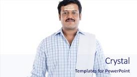  Presentation with indian - Beautiful presentation theme featuring portrait of a south indian backdrop and a sky blue colored foreground