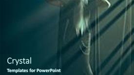  Presentation with black queen - PPT theme consisting of portrait-of-a-stately background and a ocean colored foreground