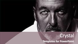  Presentation with wind energy close up portrait - Beautiful presentation featuring portrait of a strong man backdrop and a  colored foreground