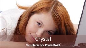  Presentation with teens - Audience pleasing PPT theme consisting of portrait of a styled professional model theme teens education sport backdrop and a tawny brown colored foreground