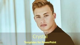  Presentation with black man fashion - Slide set consisting of portrait-of-a-well-groomed background and a tawny brown colored foreground