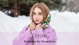  Presentation with park - PPT theme having portrait-of-a-young-beautiful background and a  colored foreground