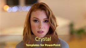  Presentation with string lights - Beautiful PPT theme featuring night with string lights backdrop and a tawny brown colored foreground