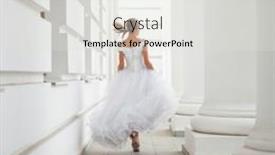  Presentation with orthodox - PPT theme having portrait-of-a-young-girl background and a light gray colored foreground