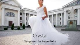  Presentation with orthodox - Audience pleasing slide deck consisting of portrait-of-a-young-girl backdrop and a lemonade colored foreground