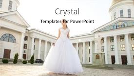  Presentation with orthodox - Presentation theme having portrait-of-a-young-girl background and a white colored foreground