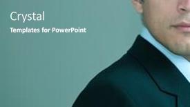  Presentation with confident - Beautiful slide deck featuring portrait-of-a-young-handsome backdrop and a  colored foreground