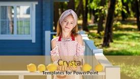  Presentation with lemons - Colorful slides enhanced with portrait-of-a-young-teenage backdrop and a yellow colored foreground