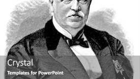  Presentation with president - Colorful slide set enhanced with portrait of academician n koksharova backdrop and a dark gray colored foreground