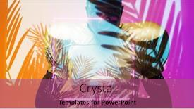  Presentation with aggression - Slide deck featuring portrait-of-american-football-player background and a violet colored foreground