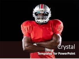 Portrait Of An African American PPT template 90 | CrystalGraphics