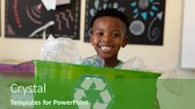  Presentation with school elementary - Slide set having portrait-of-an-african-american background and a forest green colored foreground