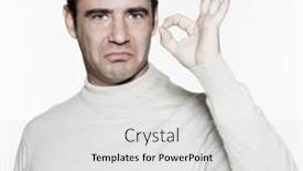  Presentation with studio - Amazing PPT layouts having portrait-of-an-handsome-expressive backdrop and a light gray colored foreground