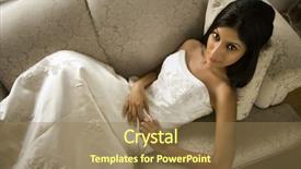  Presentation with indian wedding - Amazing presentation theme having portrait of an indian bride backdrop and a coral colored foreground