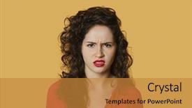  Presentation with colored parachute woman - Theme consisting of bees at work drinking from a drop of water background and a light gray colored foreground