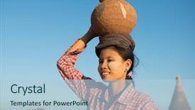  Presentation with myanmar bagan - Colorful PPT theme enhanced with safety traffic laws highway code backdrop and a gray colored foreground.