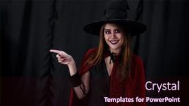  Presentation with celebrate - Amazing slide deck having portrait-of-asian-young-adult backdrop and a wine colored foreground