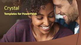  Presentation with people helping each teamwork couple - Audience pleasing PPT layouts consisting of portrait of attractive couple embracing each other closeup loving multiethnic couple embracing and kissing closeup face of cheerful boyfriend and african girl cuddling in love at home backdrop and a tawny brown colored foreground