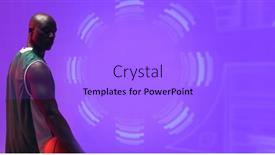  Presentation with african pattern - Slide set with portrait-of-bald-african-american background and a gray colored foreground