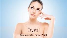  Presentation with beautiful fresh leaves water drops - Cool new presentation design with portrait of beautiful fresh healthy backdrop and a lemonade colored foreground