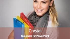  Presentation with colorful hands - Amazing presentation design having portrait of beautiful happy student girl with colorful folders in hands over gray background enjoying start of educational season backdrop and a coral colored foreground
