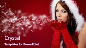  Presentation with sexy girl - Audience pleasing presentation consisting of portrait of beautiful sexy girl backdrop and a wine colored foreground