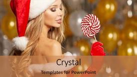  Presentation with sexy girl in stars - Beautiful PPT layouts featuring portrait of beautiful sexy girl backdrop and a coral colored foreground