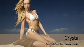  Presentation with sexy - Cool new presentation with young adult sensuality and sexy backdrop and a coral colored foreground