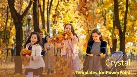  Presentation with children running - 