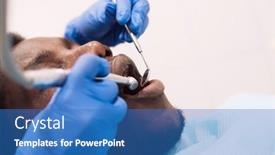  Presentation with black patient - PPT layouts with portrait-of-black-male-patient background and a teal colored foreground