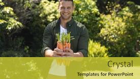  Presentation with covid coronavirus - Theme enhanced with portrait-of-caucasian-man-spending background and a yellow colored foreground