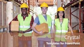  Presentation with black business - Beautiful PPT theme featuring portrait-of-caucasian-white backdrop and a coral colored foreground