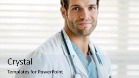  Presentation with cancer - Cool new slide set with barns - red barn and a smal backdrop and a coral colored foreground.